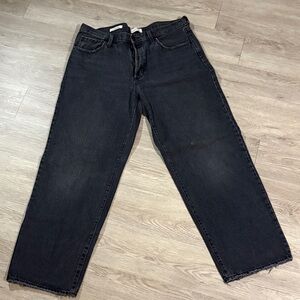 Universal Thread Mid Rise 90s Baggy Black Jeans